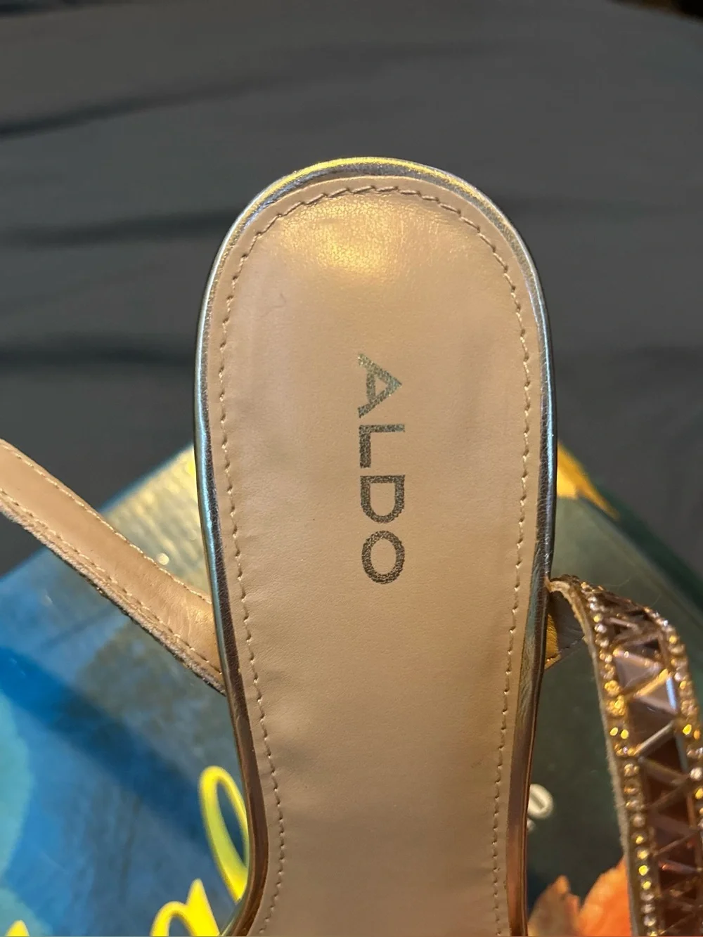 Aldo Rose Gold Wedges